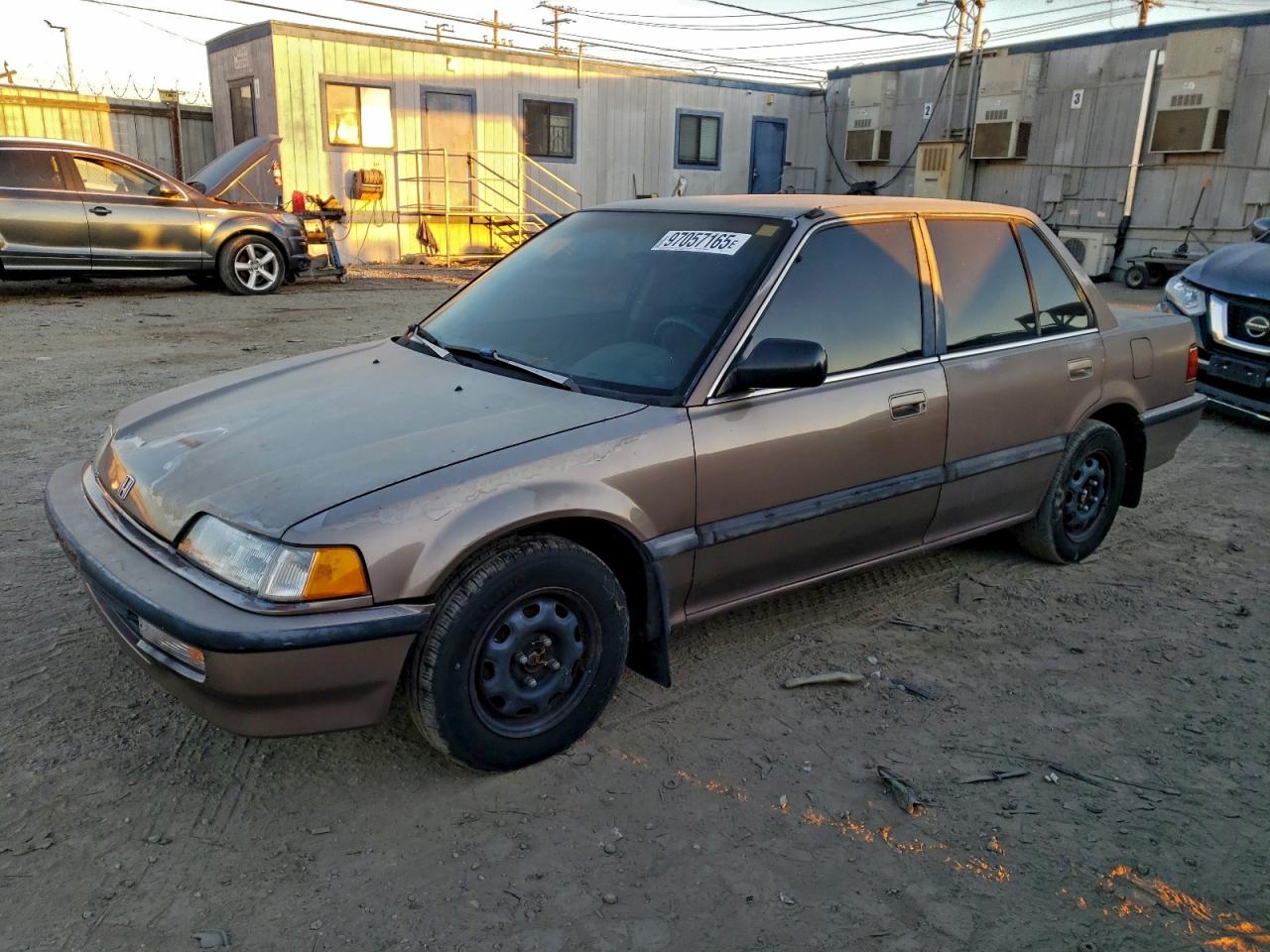 1990 HONDA CIVIC LX — SIDE damage — photo 1