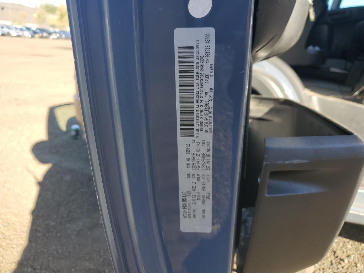 2020 RAM TRUCKS PROMASTER - DELIVERY VAN photo 13