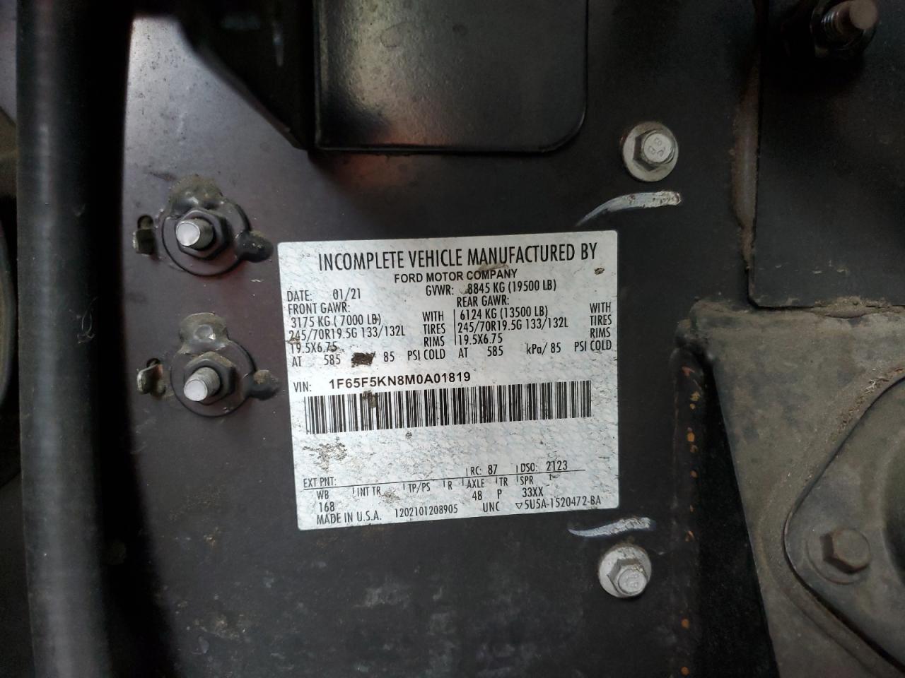 2021 FORD F59 - DELIVERY VAN photo 25