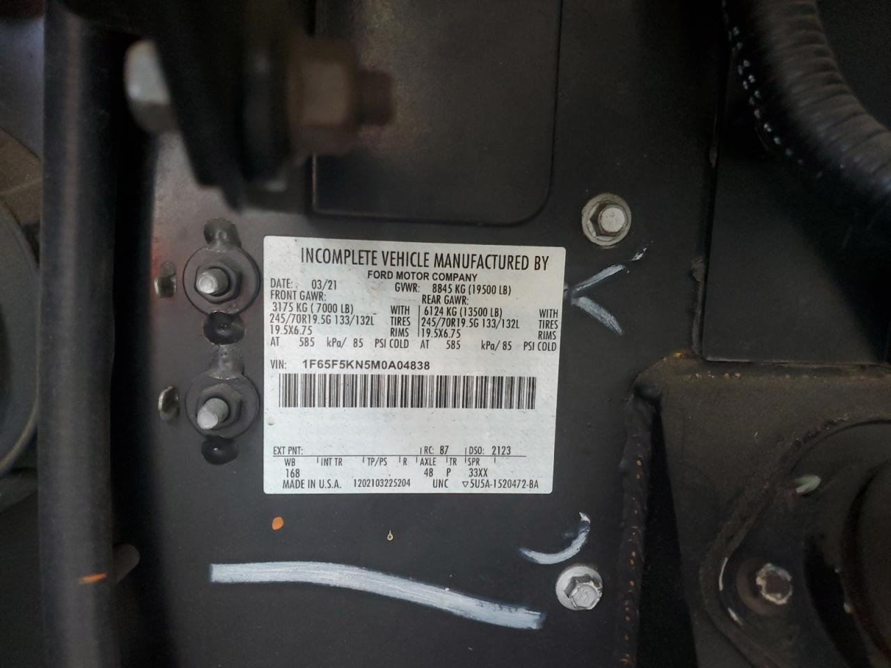 2021 FORD F59 - DELIVERY VAN photo 12