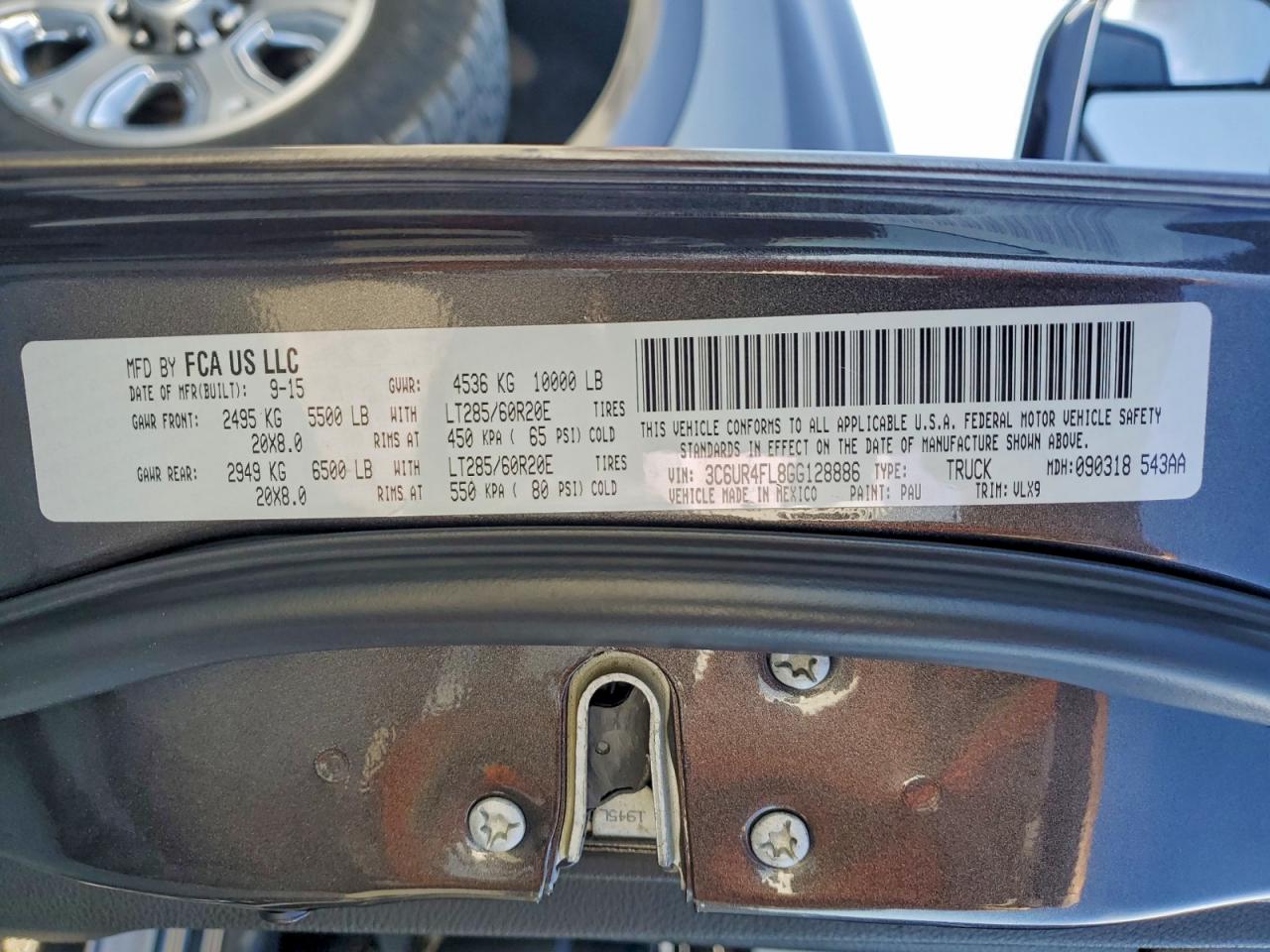 2016 RAM 2500 LARAMIE photo 23