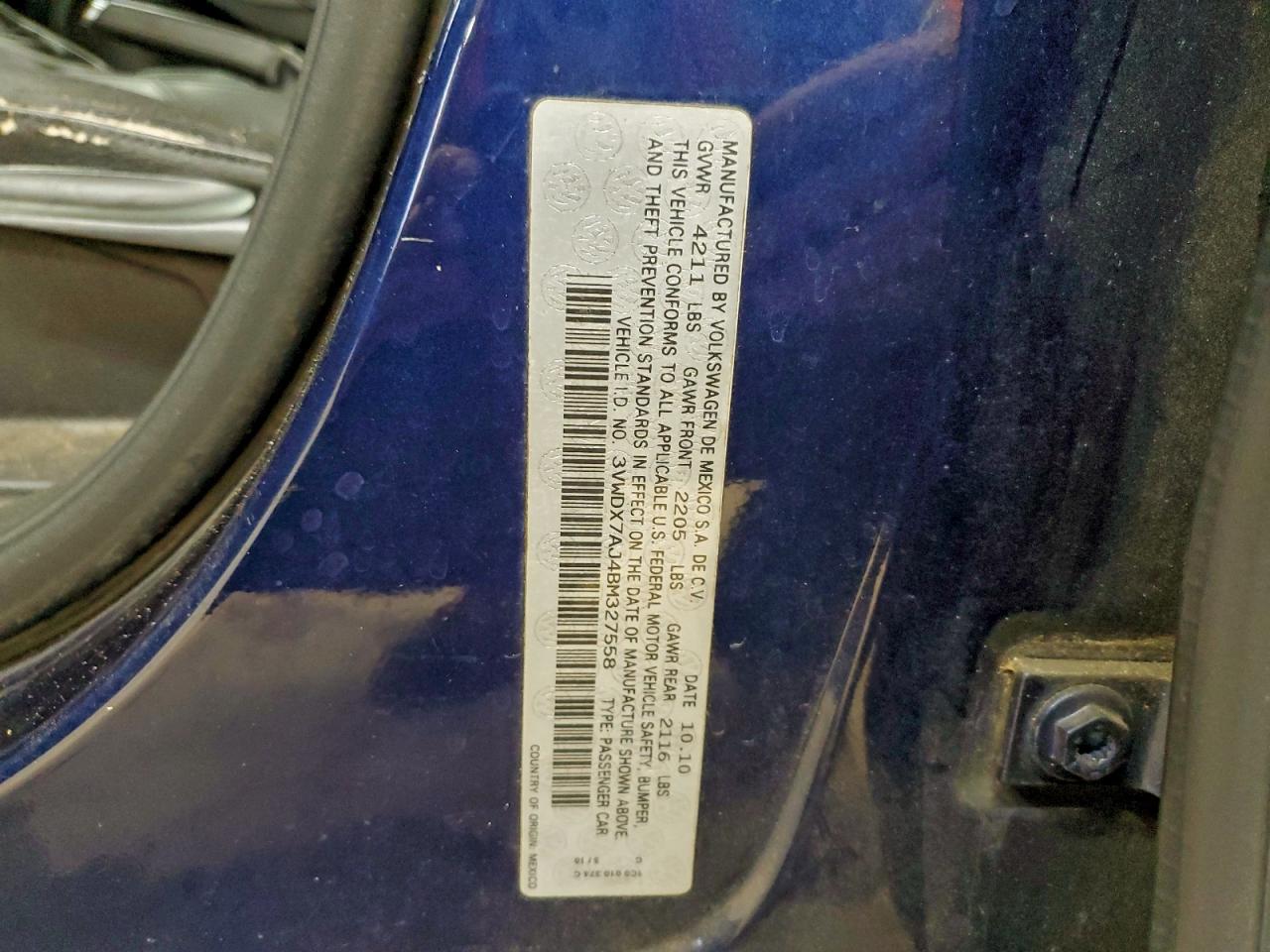 2011 VOLKSWAGEN JETTA SE photo 23