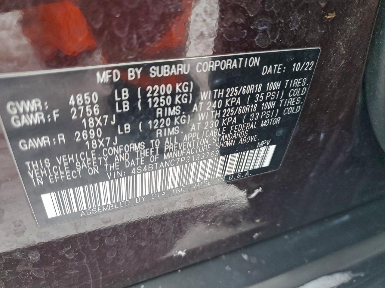 2023 SUBARU OUTBACK LIMITED photo 25