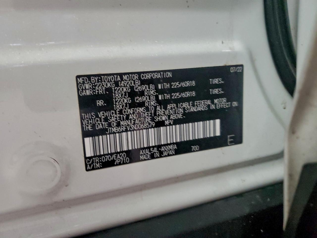 2022 TOYOTA RAV4 XLE PREMIUM photo 37