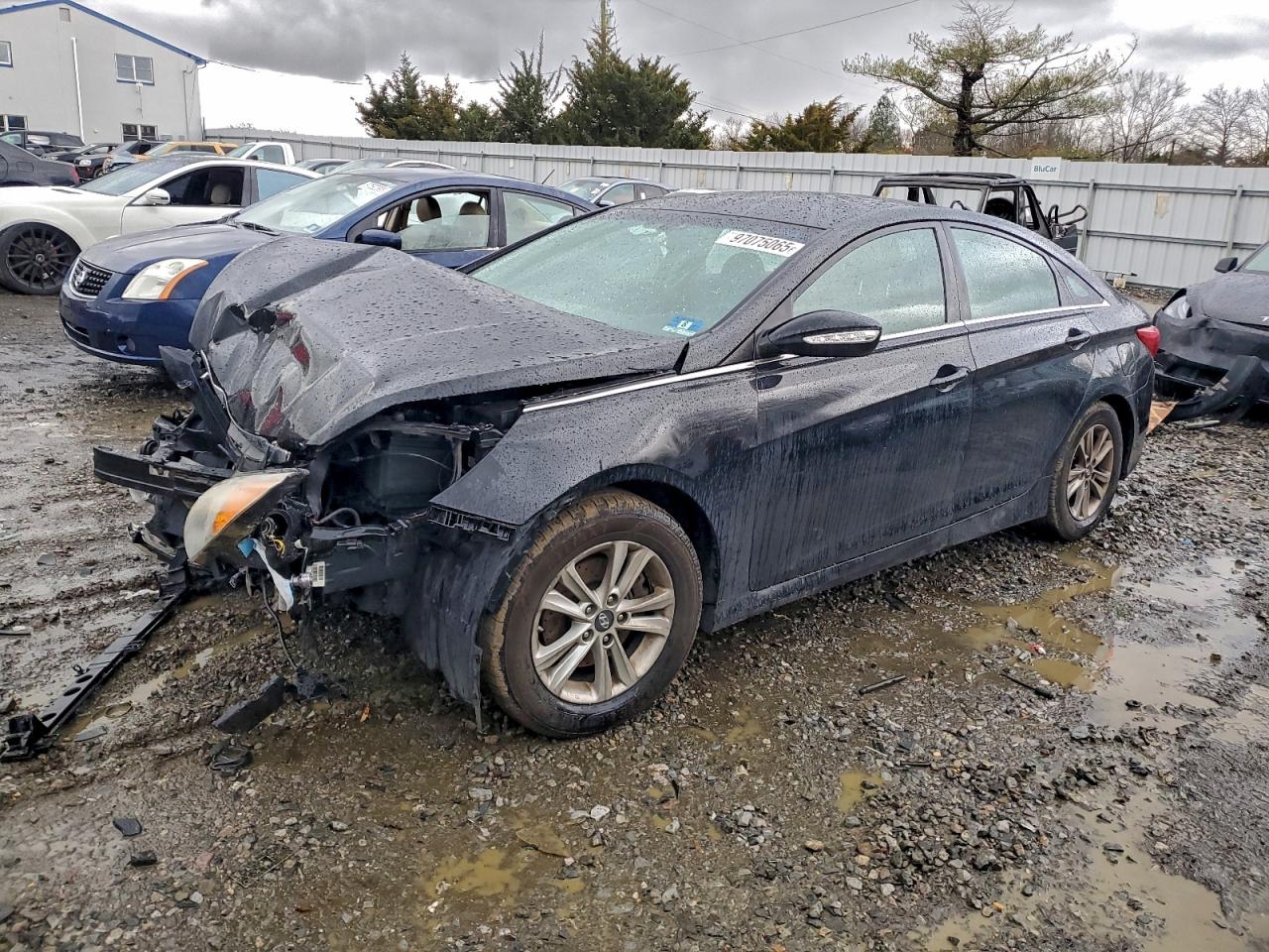 2014 HYUNDAI SONATA GLS — FRONT END damage — photo 1