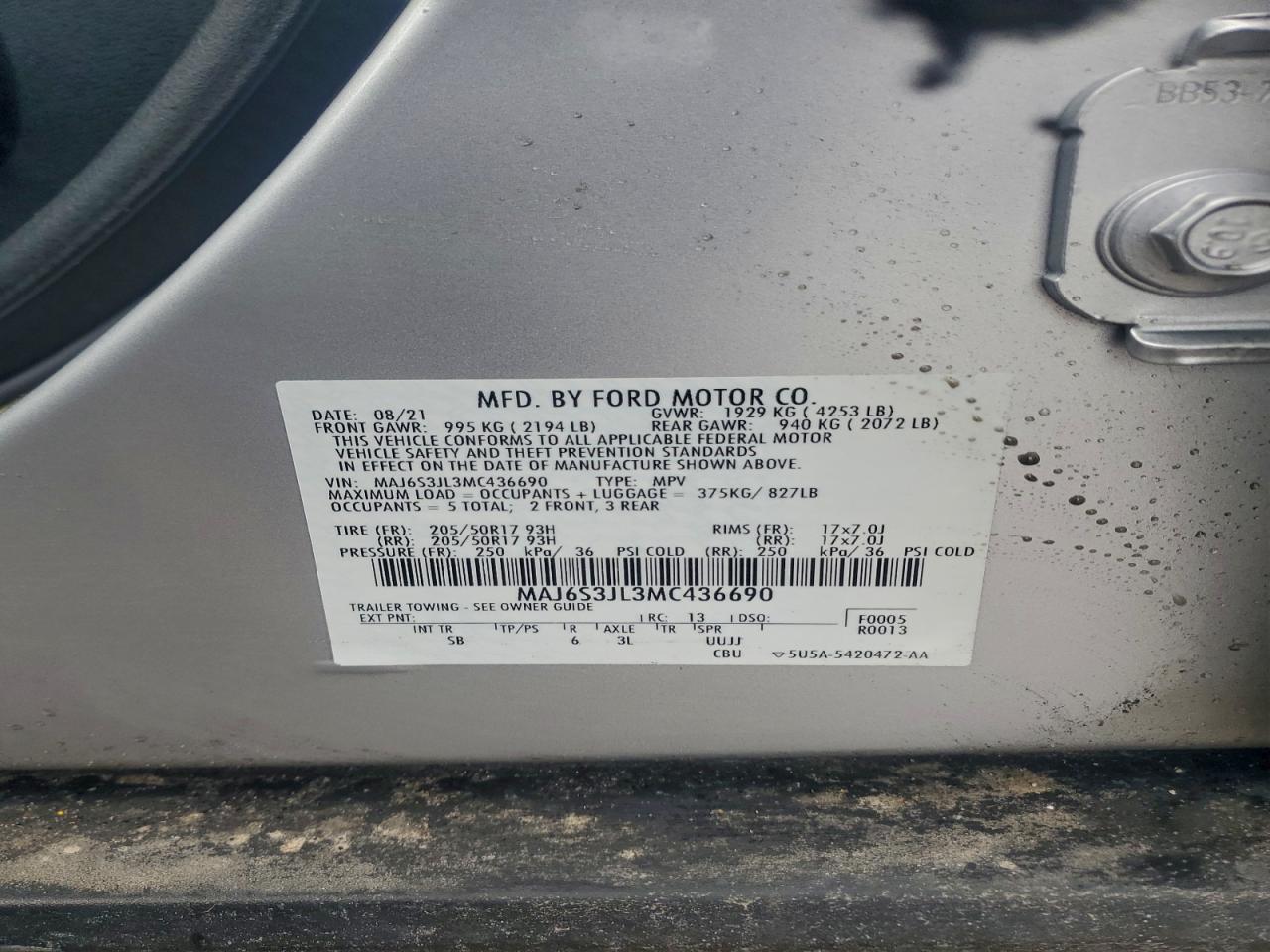 2021 FORD ECOSPORT SES photo 27