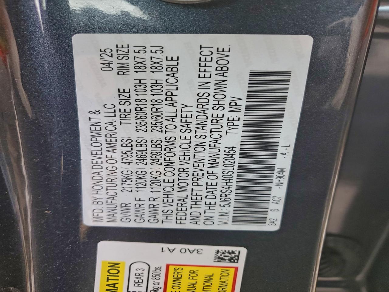 2025 HONDA CR-V EX photo 25