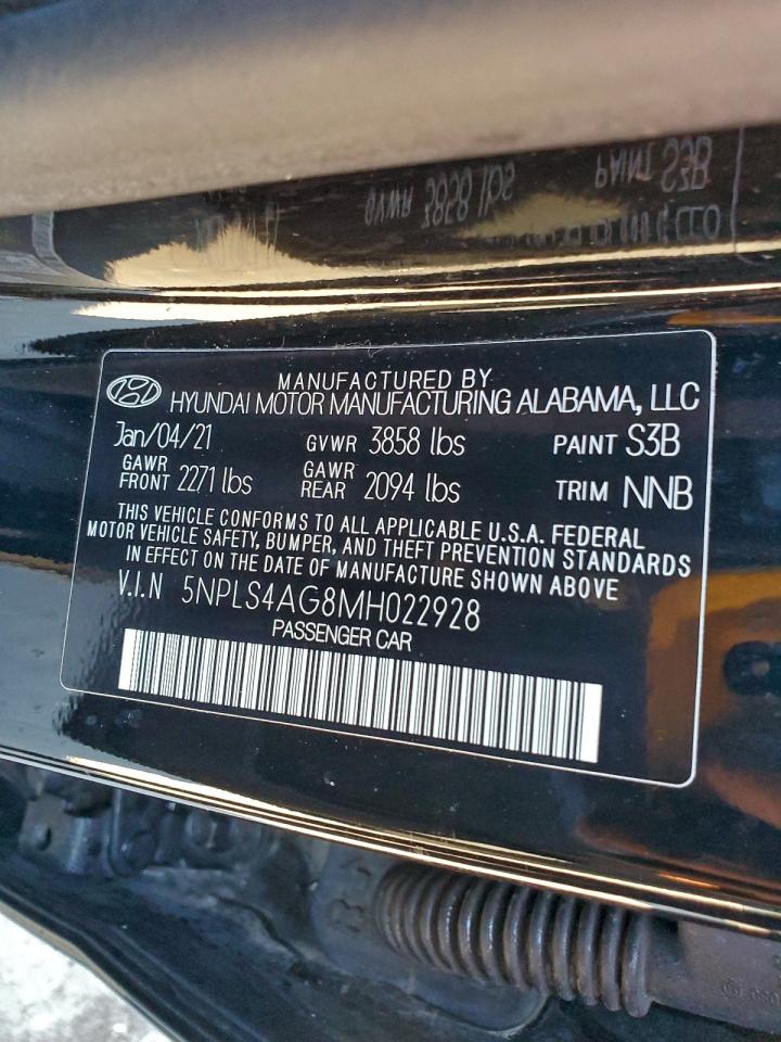 2021 HYUNDAI ELANTRA SEL photo 12