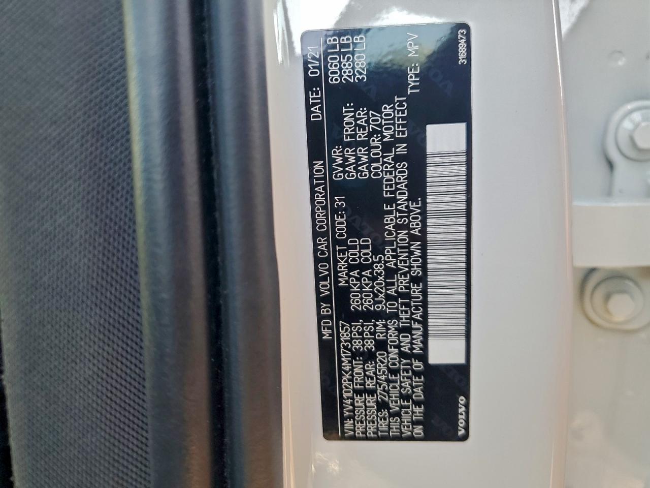 2021 VOLVO XC90 T5 MOMENTUM photo 13
