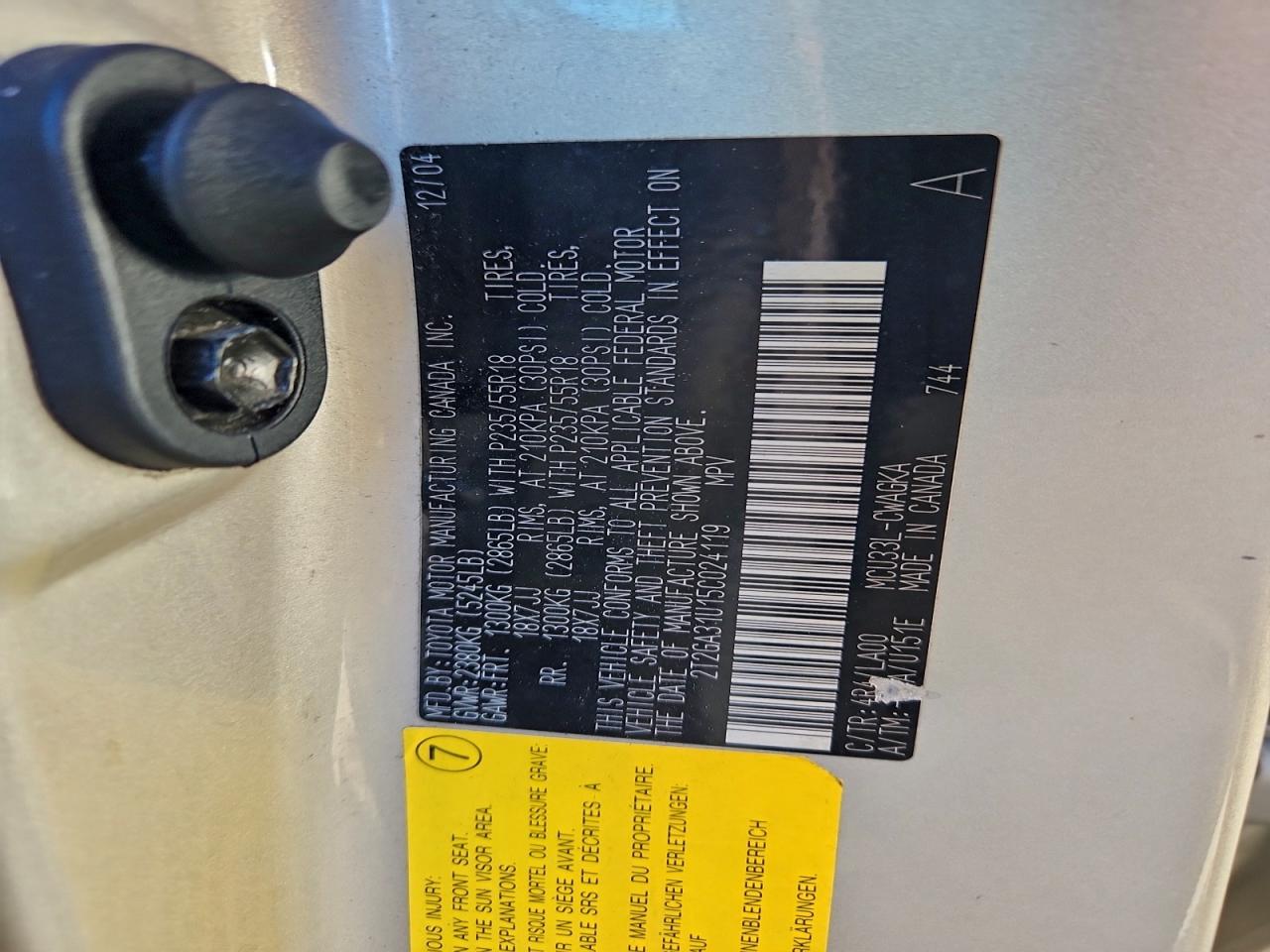 2005 LEXUS RX 330 photo 14