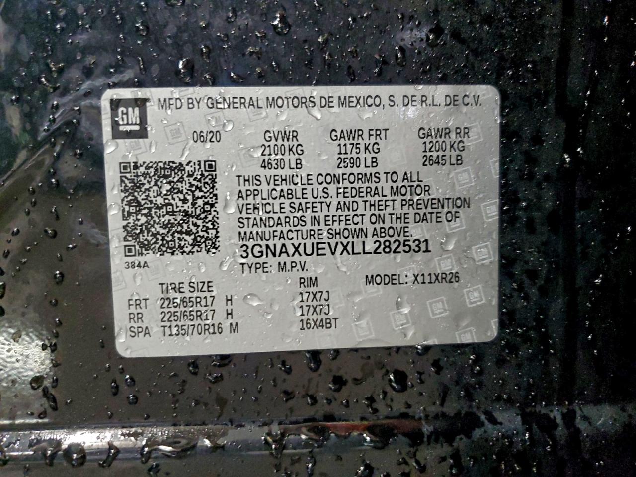 2020 CHEVROLET EQUINOX LT photo 23