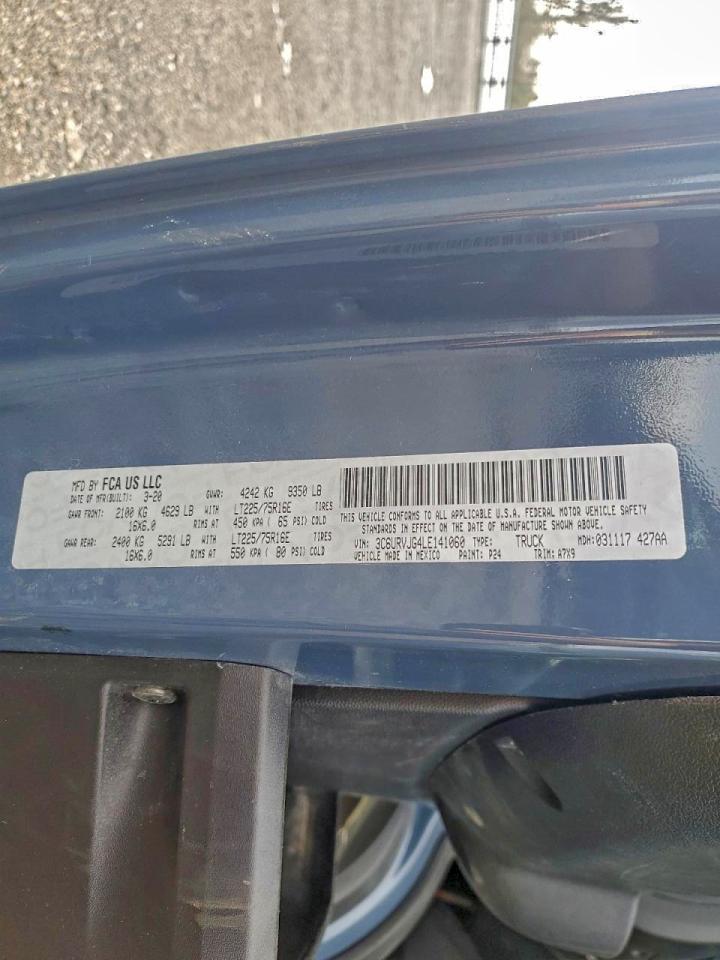 2020 RAM PROMASTER 3500 DELIVERY VAN photo 13