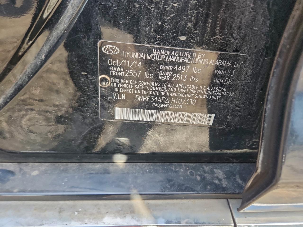 2015 HYUNDAI SONATA SPORT photo 23