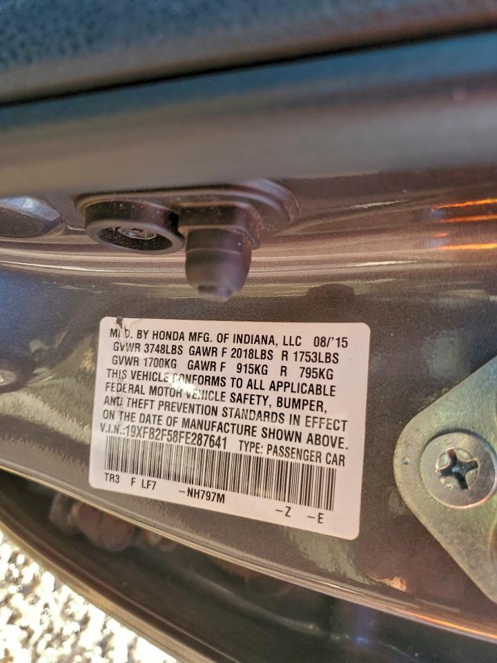 2015 HONDA CIVIC LX photo 11