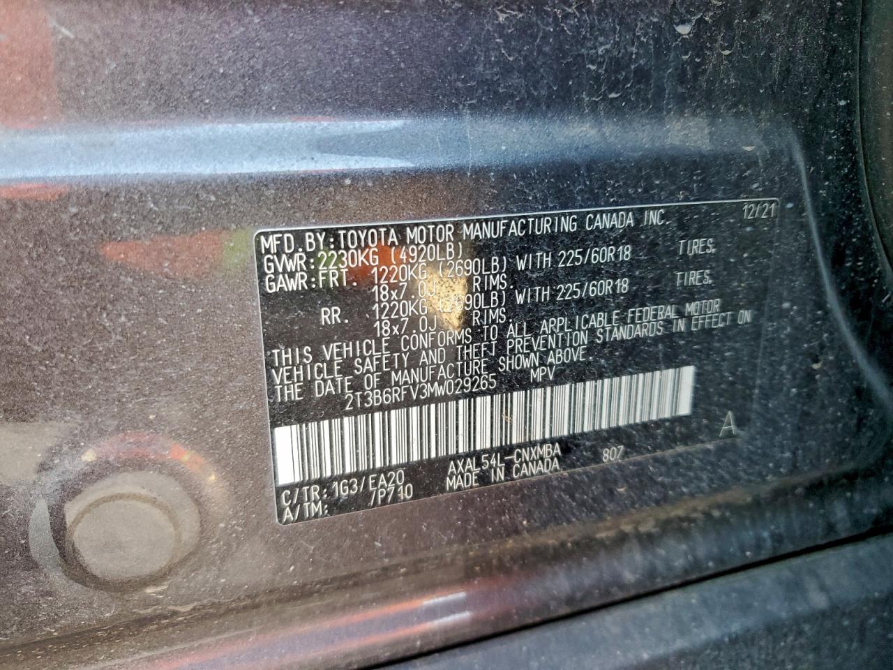 2021 TOYOTA RAV4 XLE PREMIUM photo 34