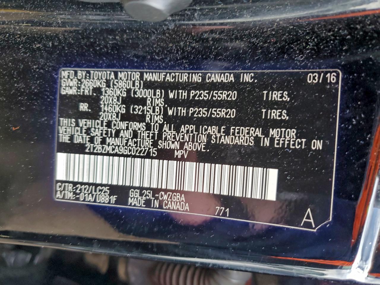 2016 LEXUS RX 350 BASE photo 27
