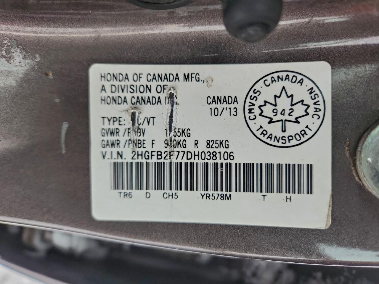 2013 HONDA CIVIC TOURING photo 23