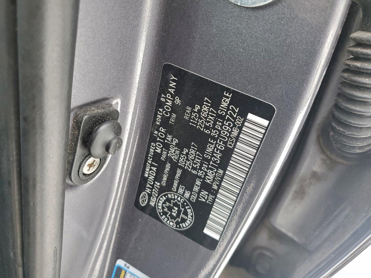 2015 HYUNDAI TUCSON GLS photo 40