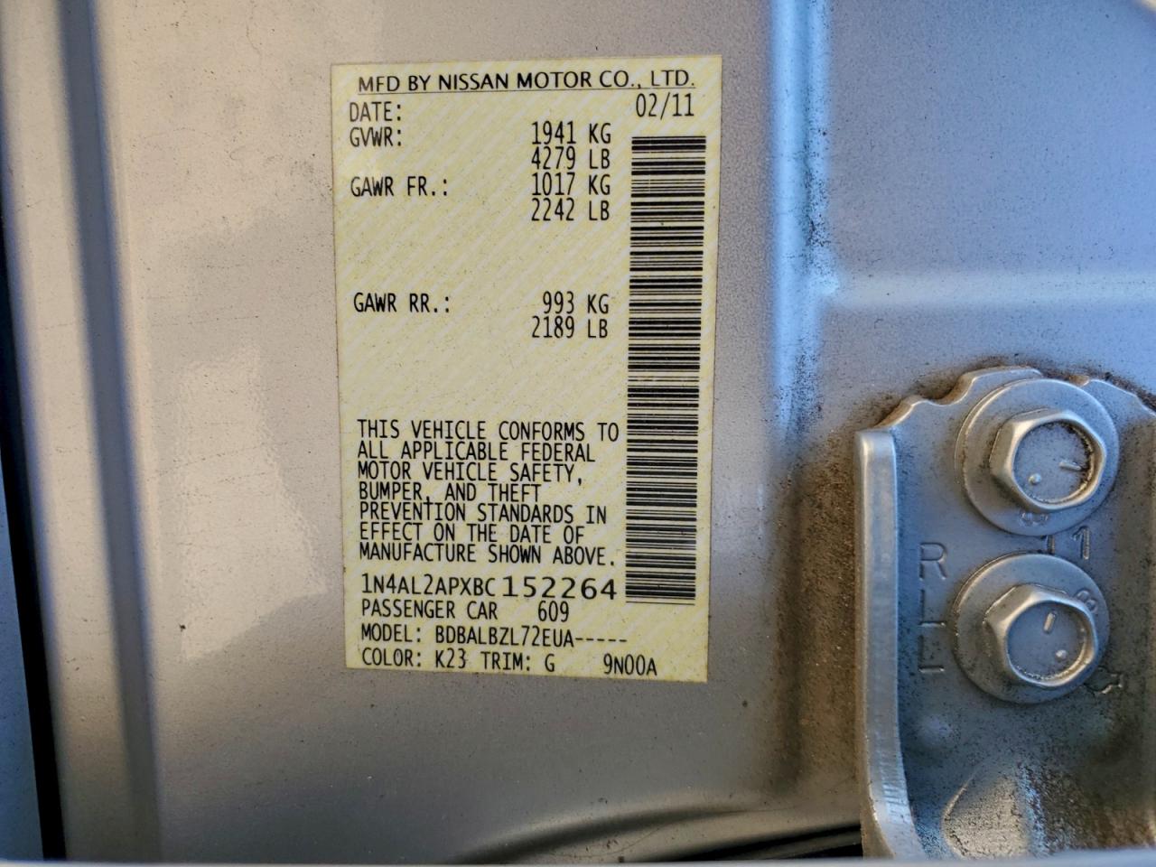 2011 NISSAN ALTIMA 2.5 photo 34