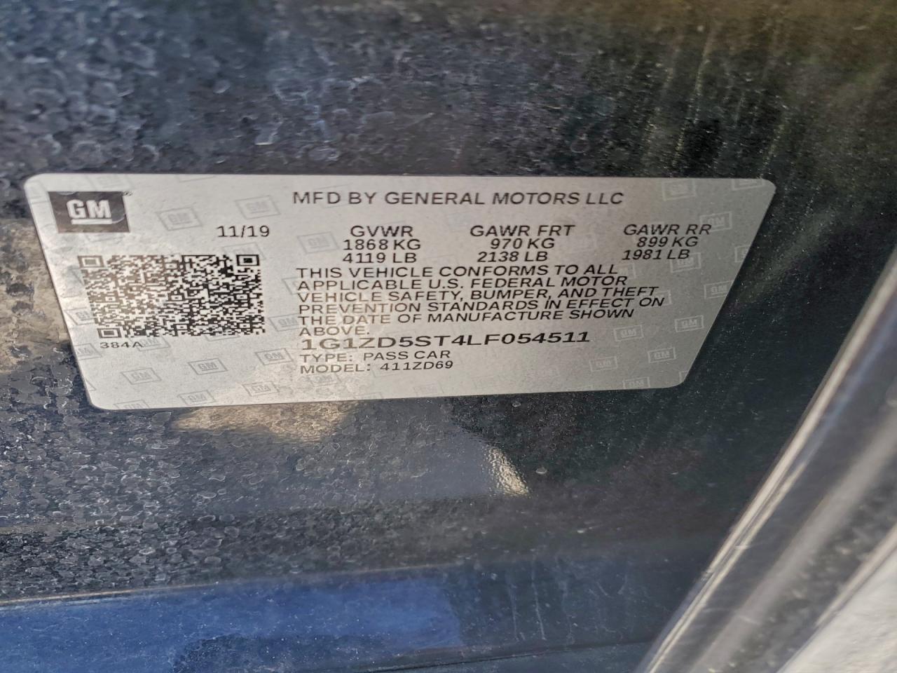 2020 CHEVROLET MALIBU LT photo 23
