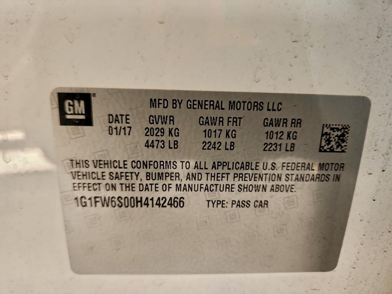 2017 CHEVROLET BOLT EV LT photo 37