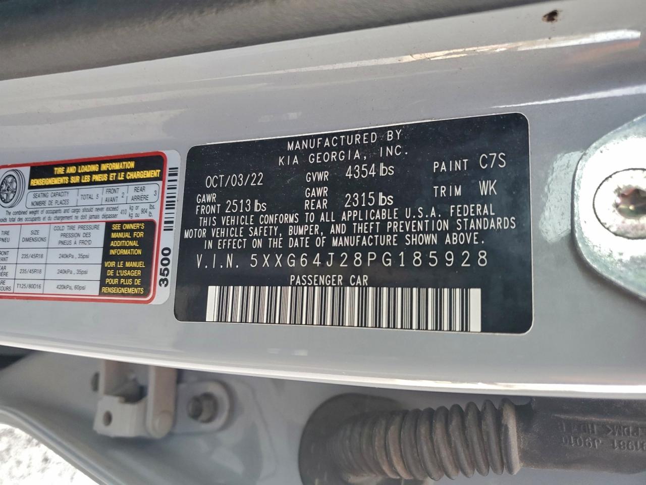 2023 KIA K5 GT LINE photo 23