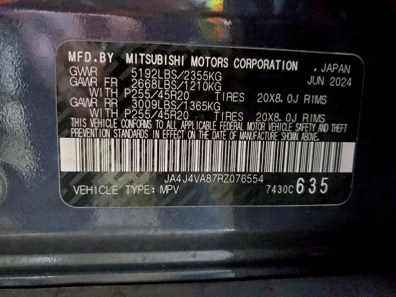 2024 MITSUBISHI OUTLANDER SE photo 27