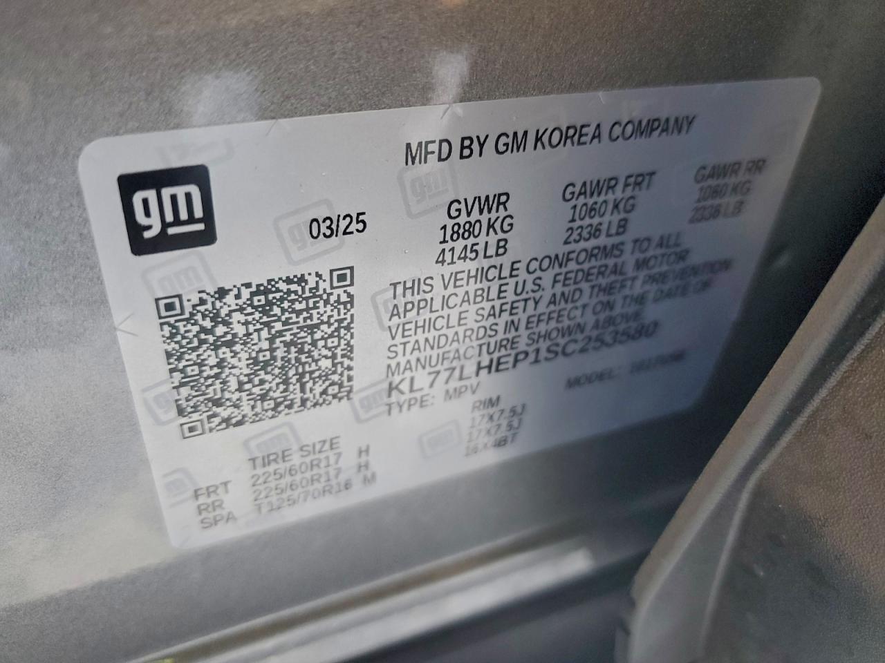 2025 CHEVROLET TRAX 1LT photo 37