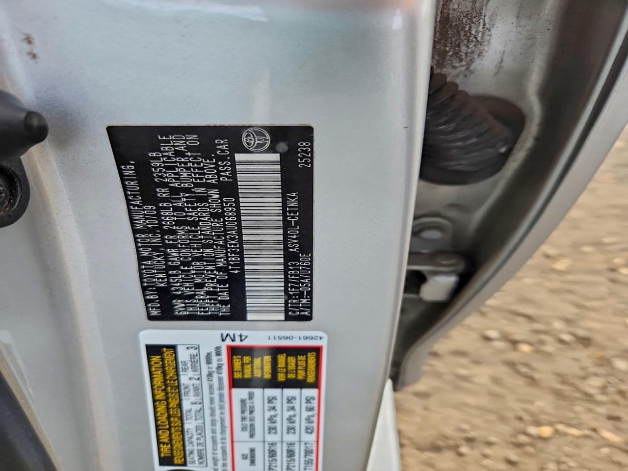 2010 TOYOTA CAMRY BASE photo 23