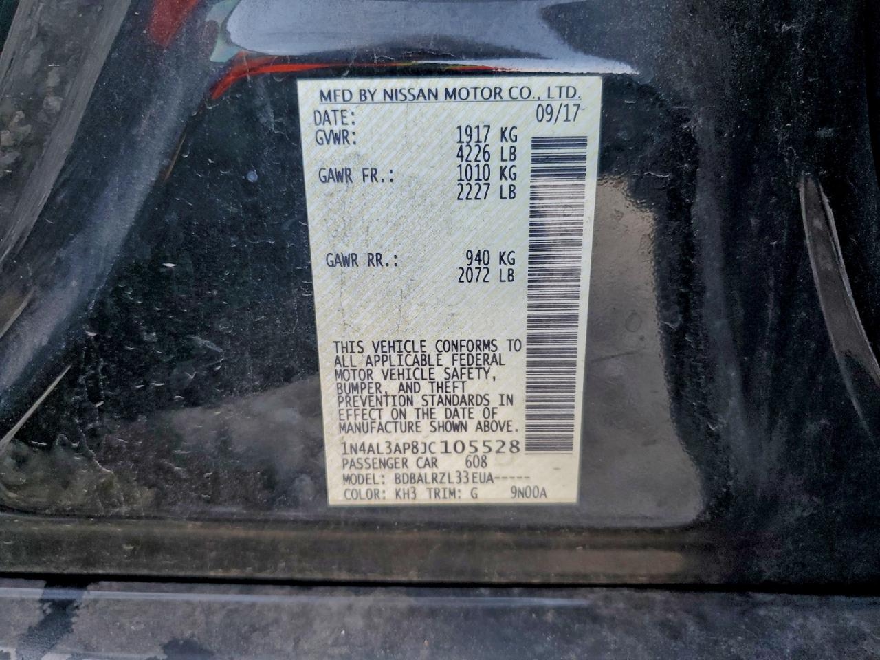 2018 NISSAN ALTIMA 2.5 photo 34