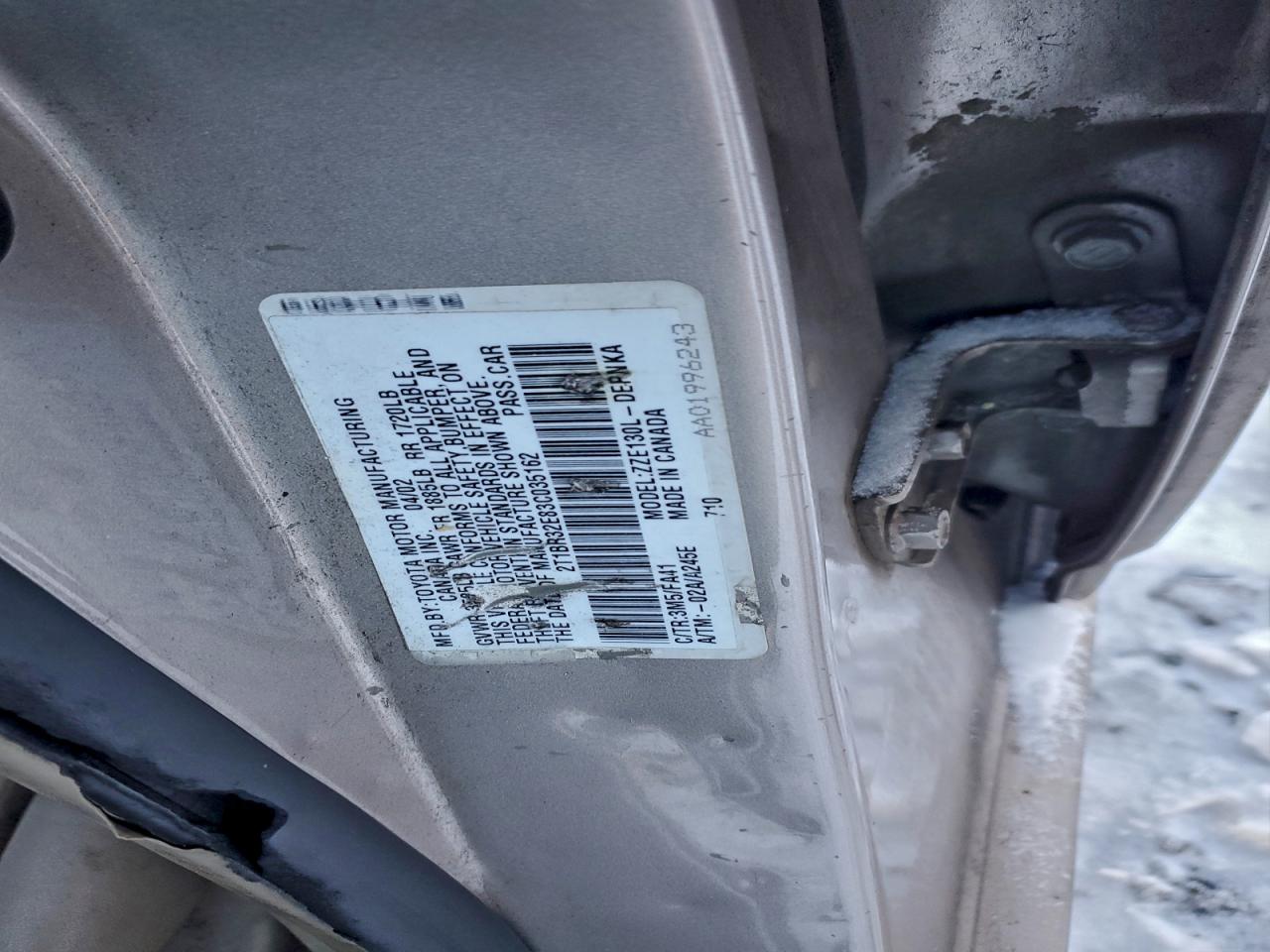 2003 TOYOTA COROLLA CE photo 23