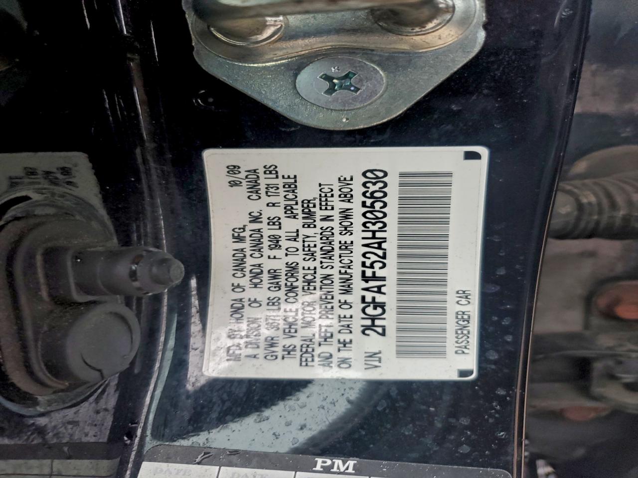 2010 HONDA CIVIC LX photo 34
