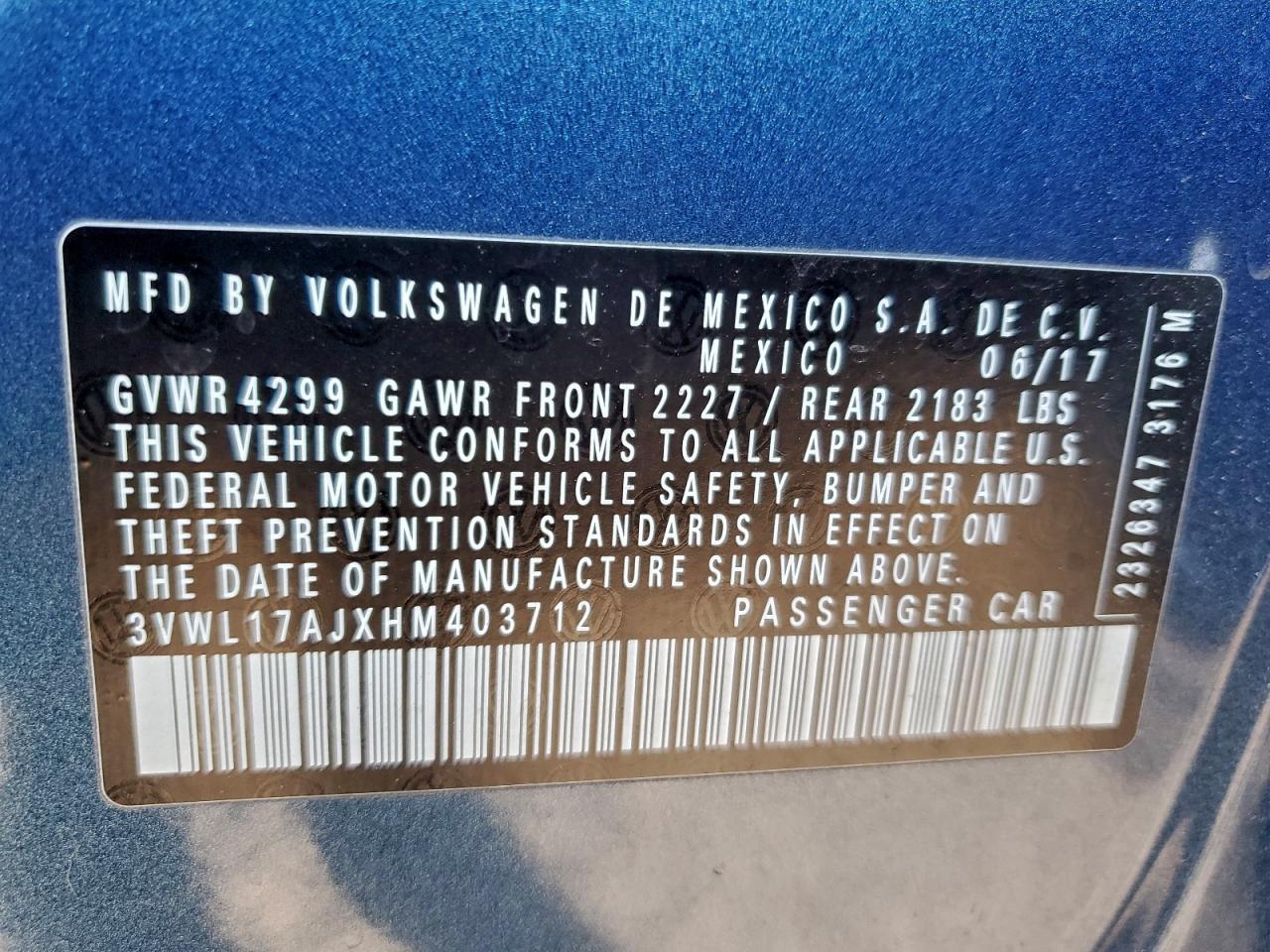 2017 VOLKSWAGEN JETTA SEL photo 12