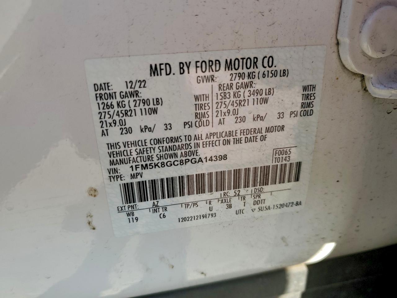 2023 FORD EXPLORER ST photo 13