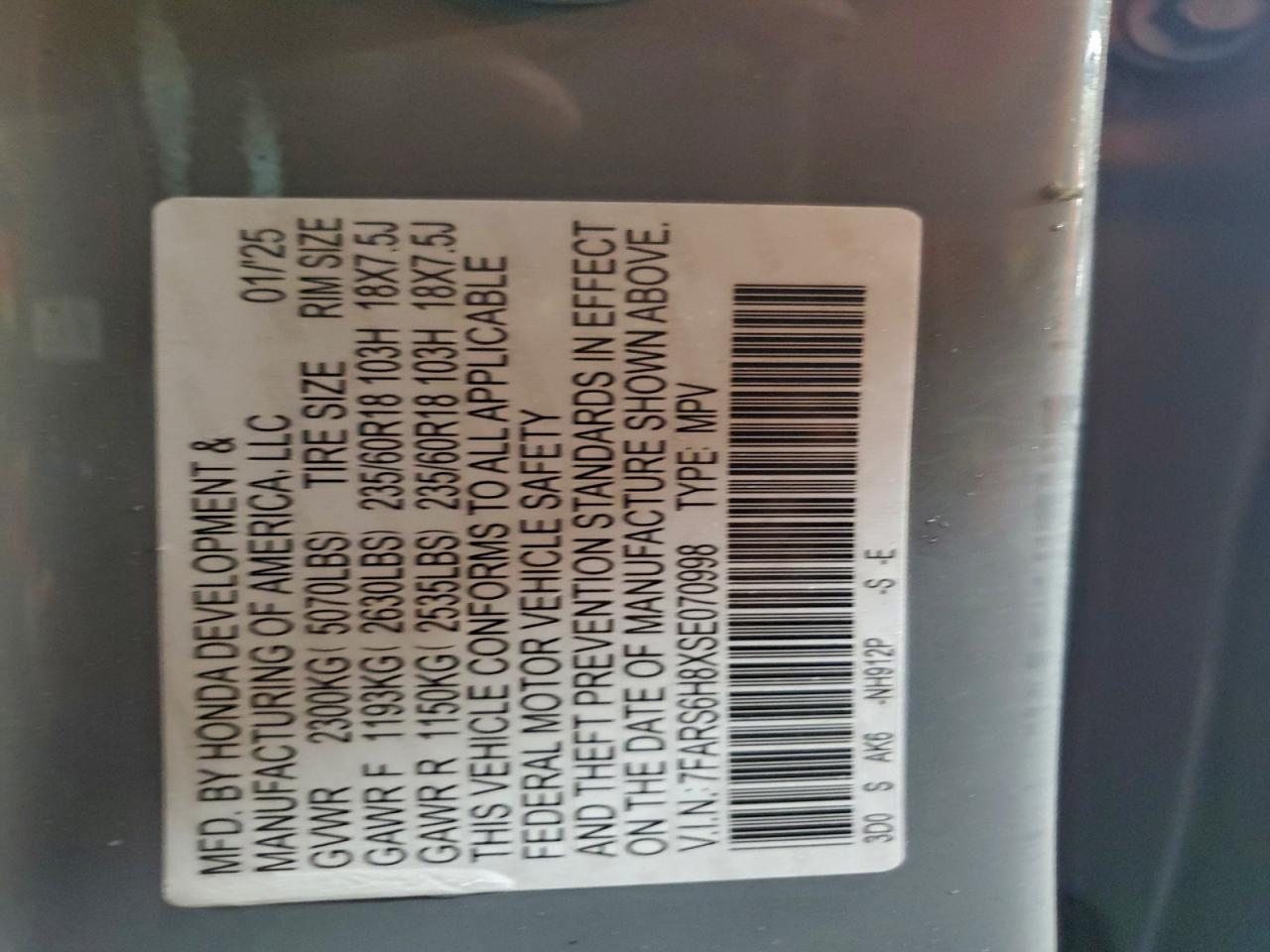 2025 HONDA CR-V SPORT-L photo 13