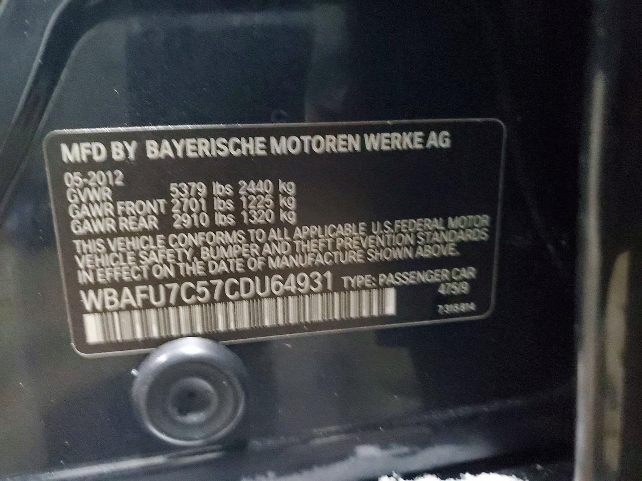 2012 BMW 535 XI photo 23