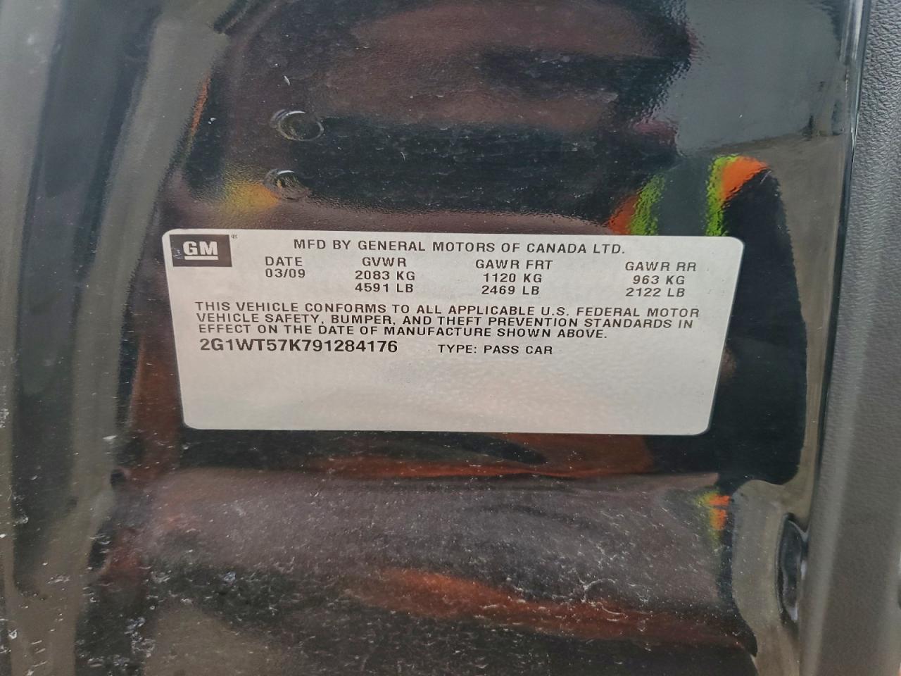 2009 CHEVROLET IMPALA 1LT photo 37