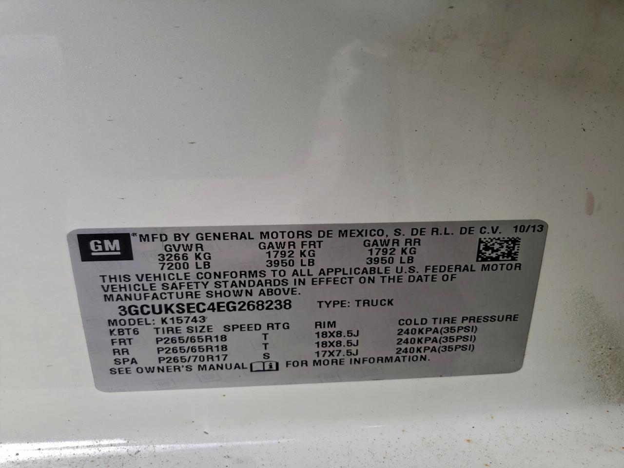 2014 CHEVROLET SILVERADO K1500 LTZ photo 12
