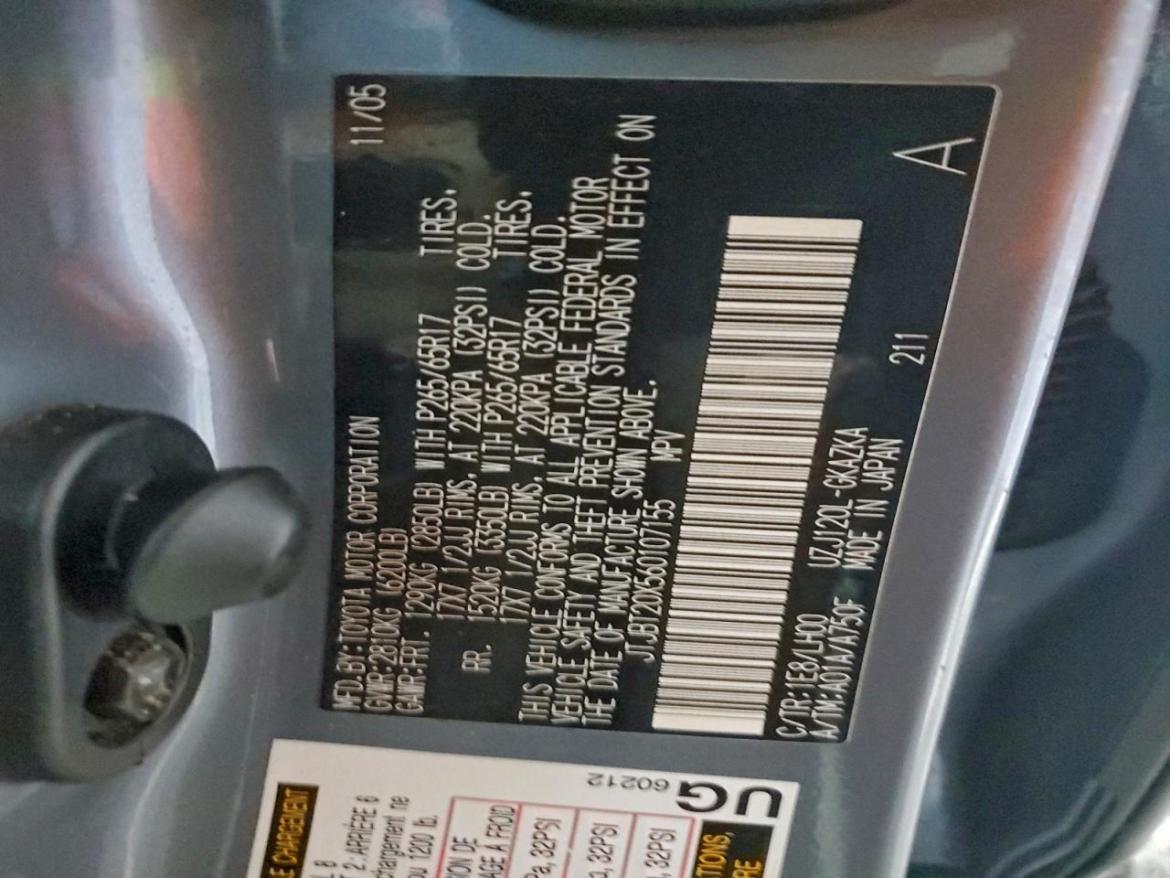 2006 LEXUS GX 470 photo 25