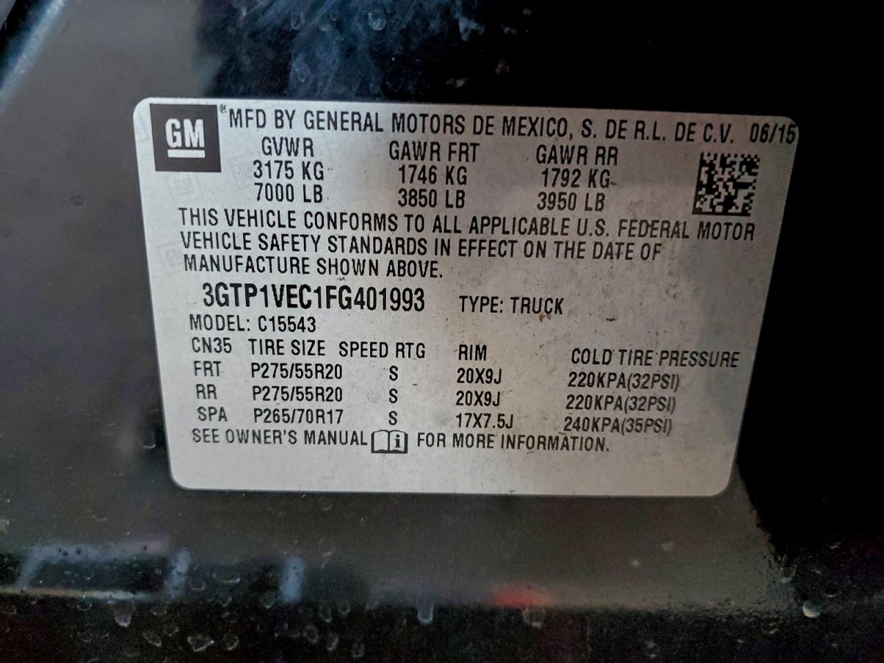 2015 GMC SIERRA C1500 SLT photo 23