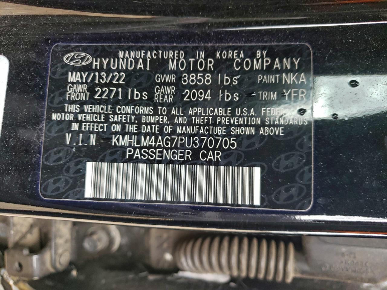 2023 HYUNDAI ELANTRA SEL photo 23