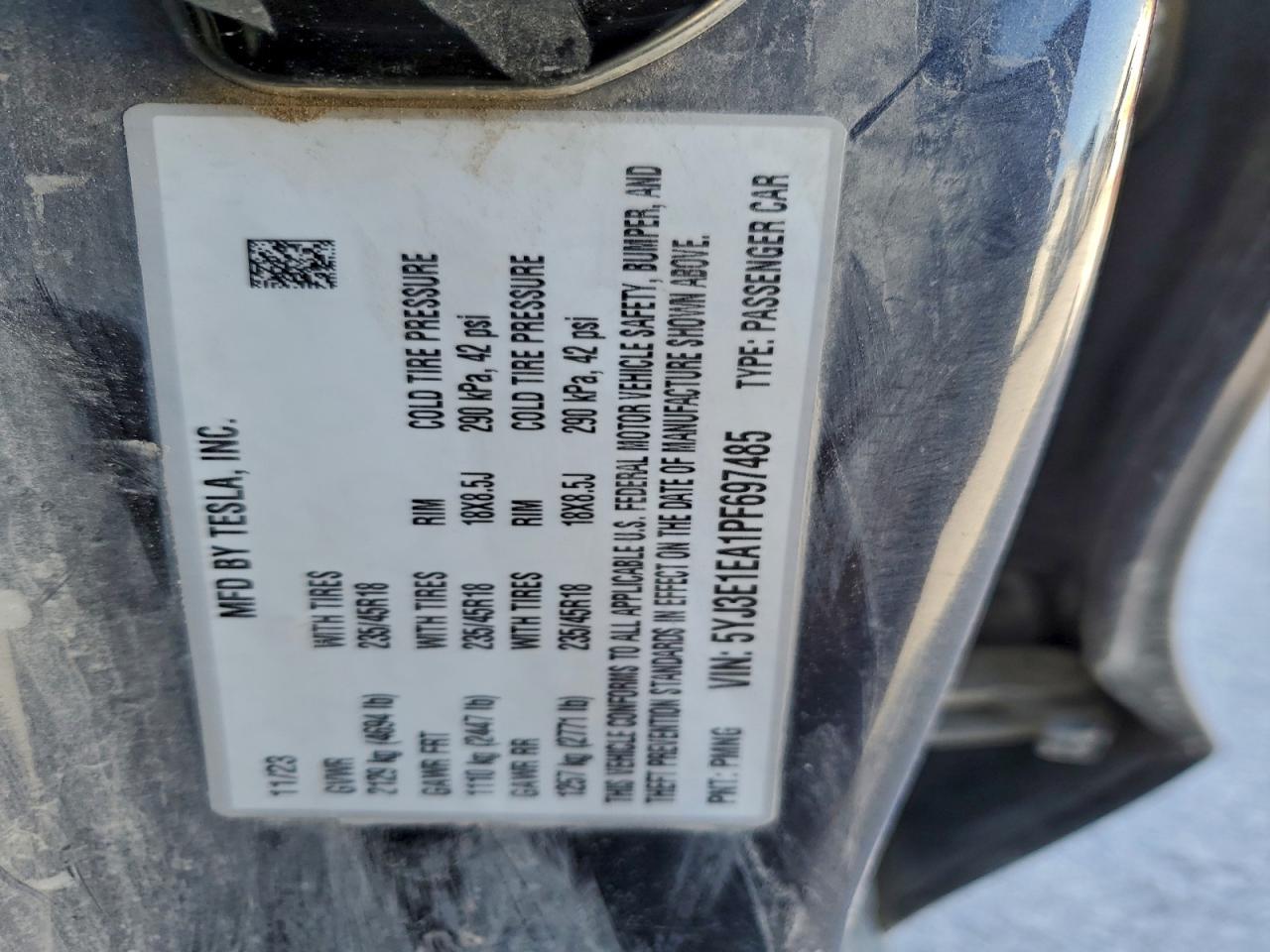 2023 TESLA MODEL 3 photo 25