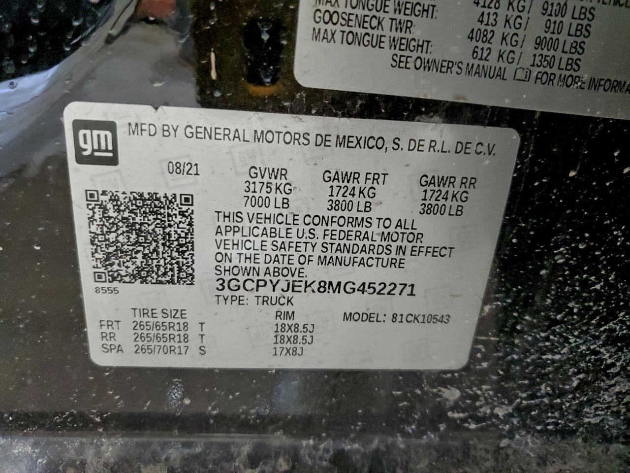 2021 CHEVROLET SILVERADO K1500 LT photo 12
