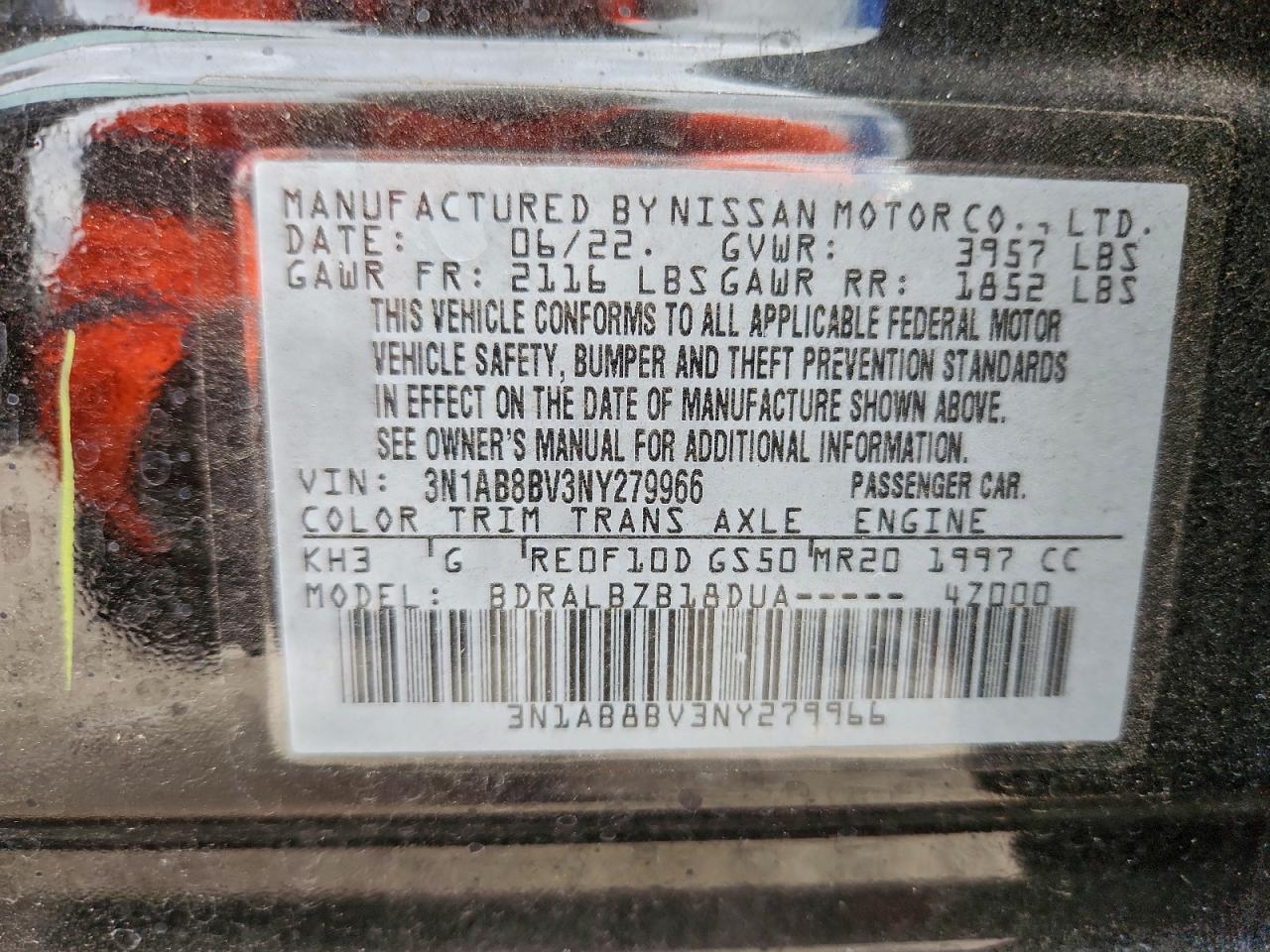 2022 NISSAN SENTRA S photo 23