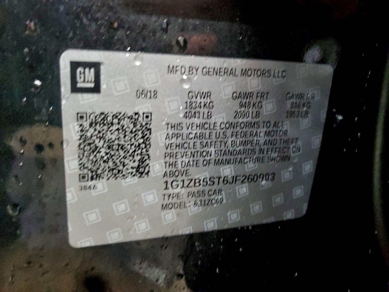 2018 CHEVROLET MALIBU LS photo 23