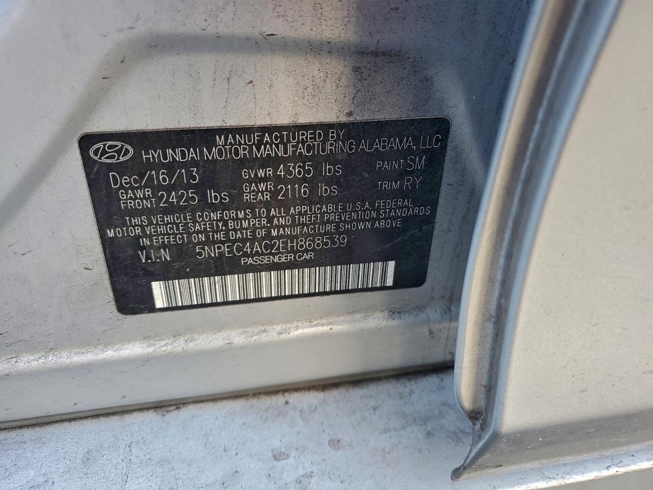 2014 HYUNDAI SONATA LIMITED photo 34