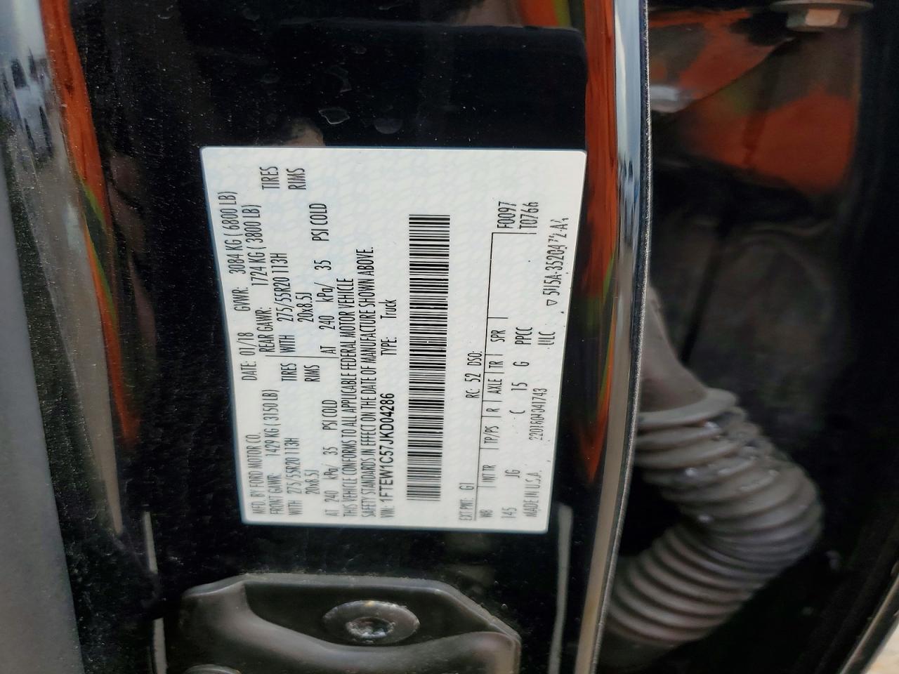 2018 FORD F150 SUPERCREW photo 12