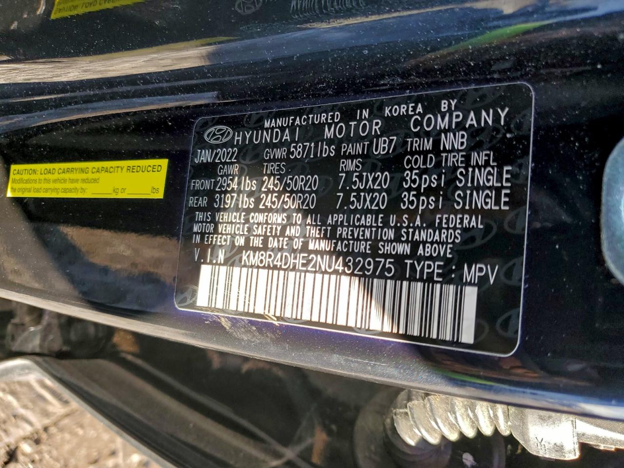 2022 HYUNDAI PALISADE SEL photo 37