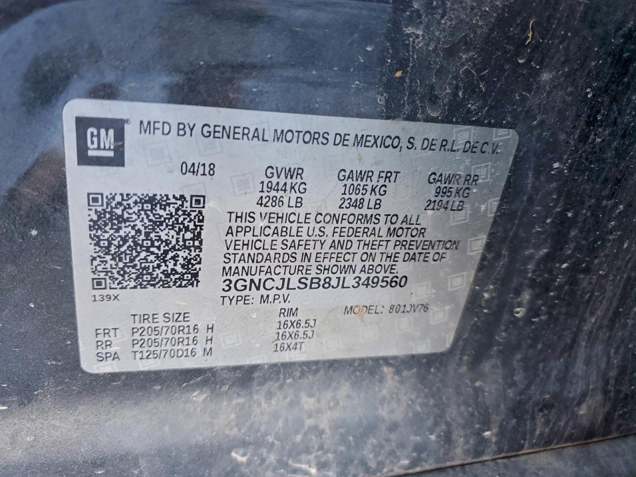 2018 CHEVROLET TRAX 1LT photo 25