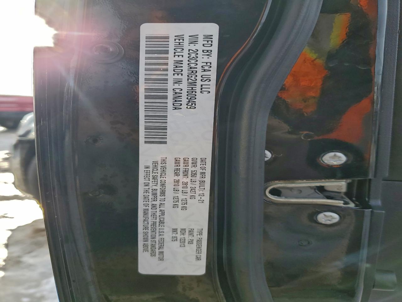 2021 CHRYSLER 300 TOURING photo 12